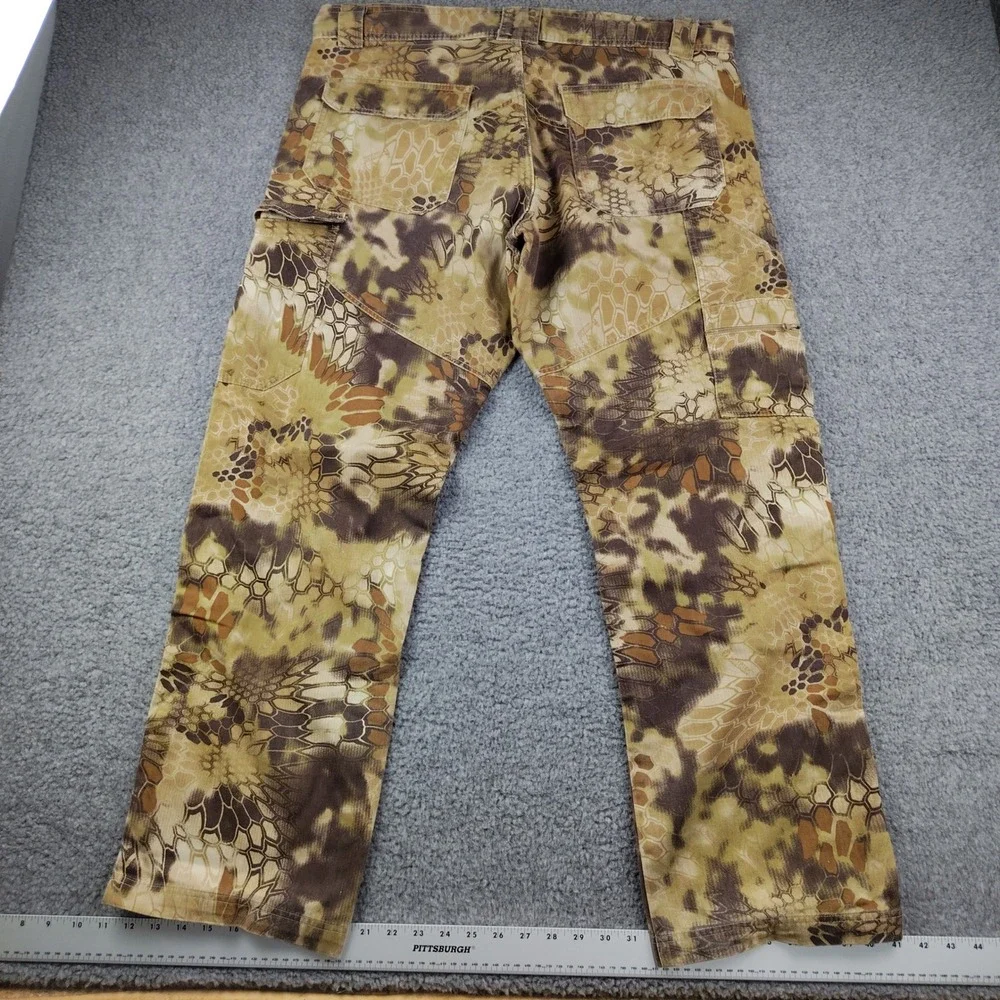 Kryptek Stalker Pants Mens XL Highlander Camo Cargo Tactical Outdoor